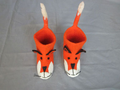 Felt Wool Animal Shoes